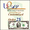 Customized Order Item - 2 $ - Click here to View more details about this Product